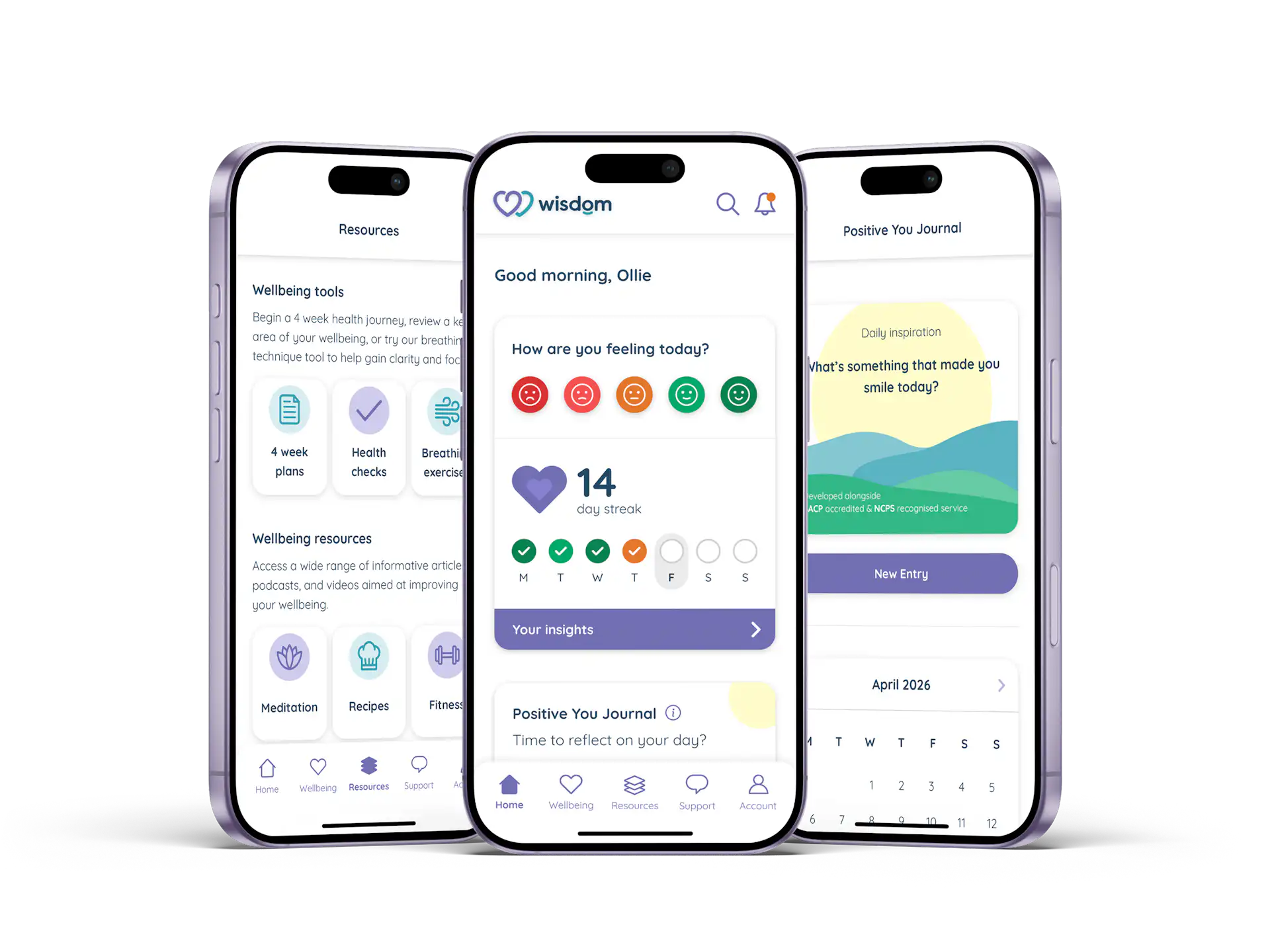 Wisdom app from Wisdom Wellbeing – Mental Wellbeing App