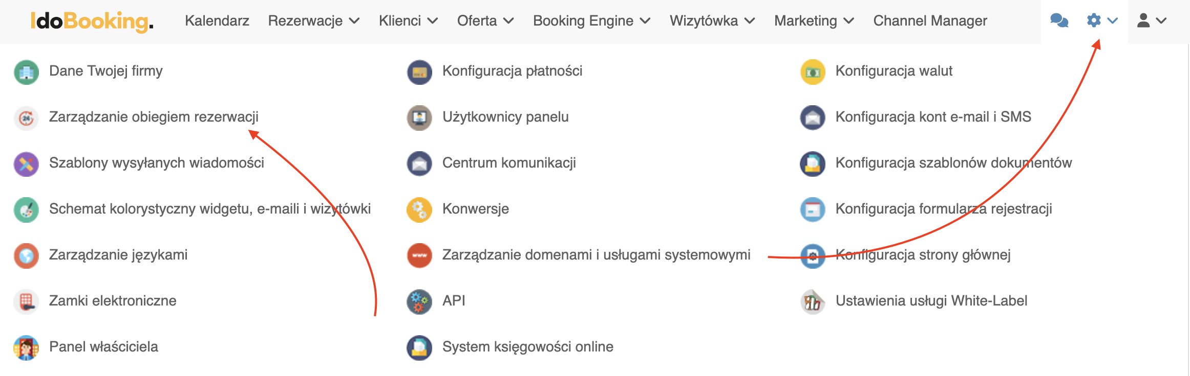 Ustawienie obiegu rezerwacji