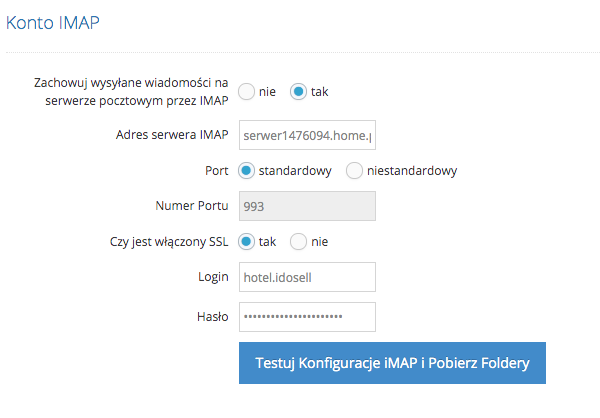 Konto IMAP