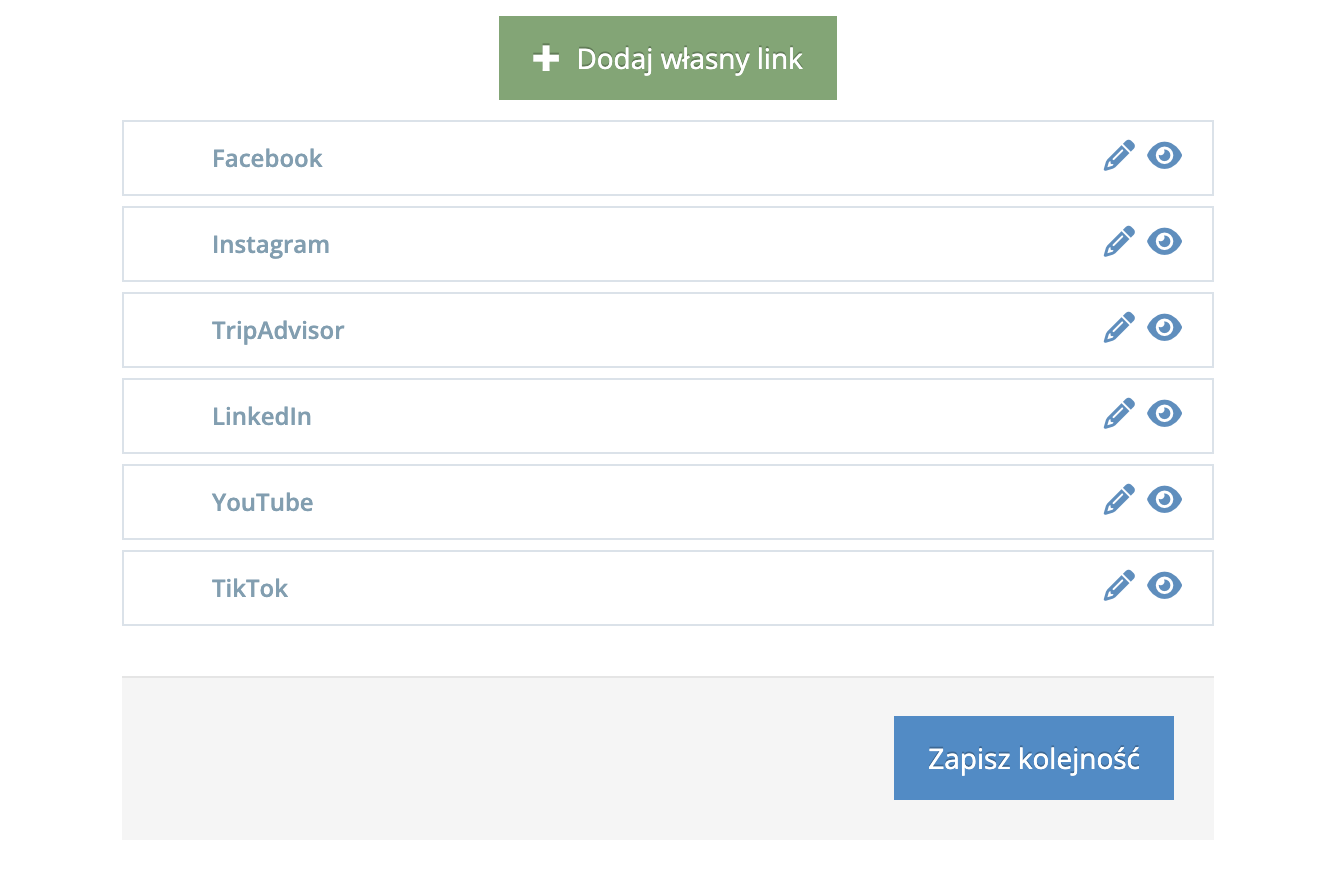 Strona www, social media