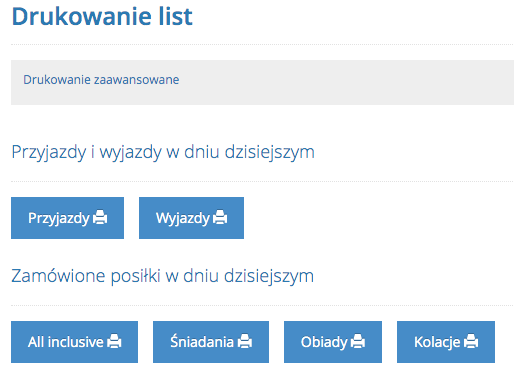 Drukowanie list