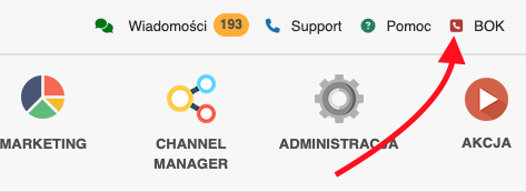 Panel administracyjny - dostęp do BOK