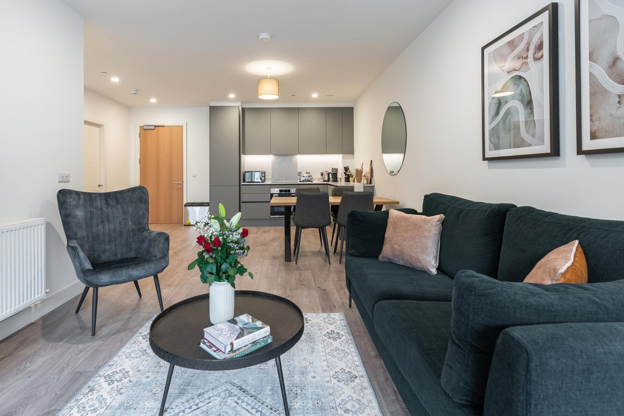 Lounge Room - One Bedroom Apartment - Urban Rest- Griffith Wood Dublin