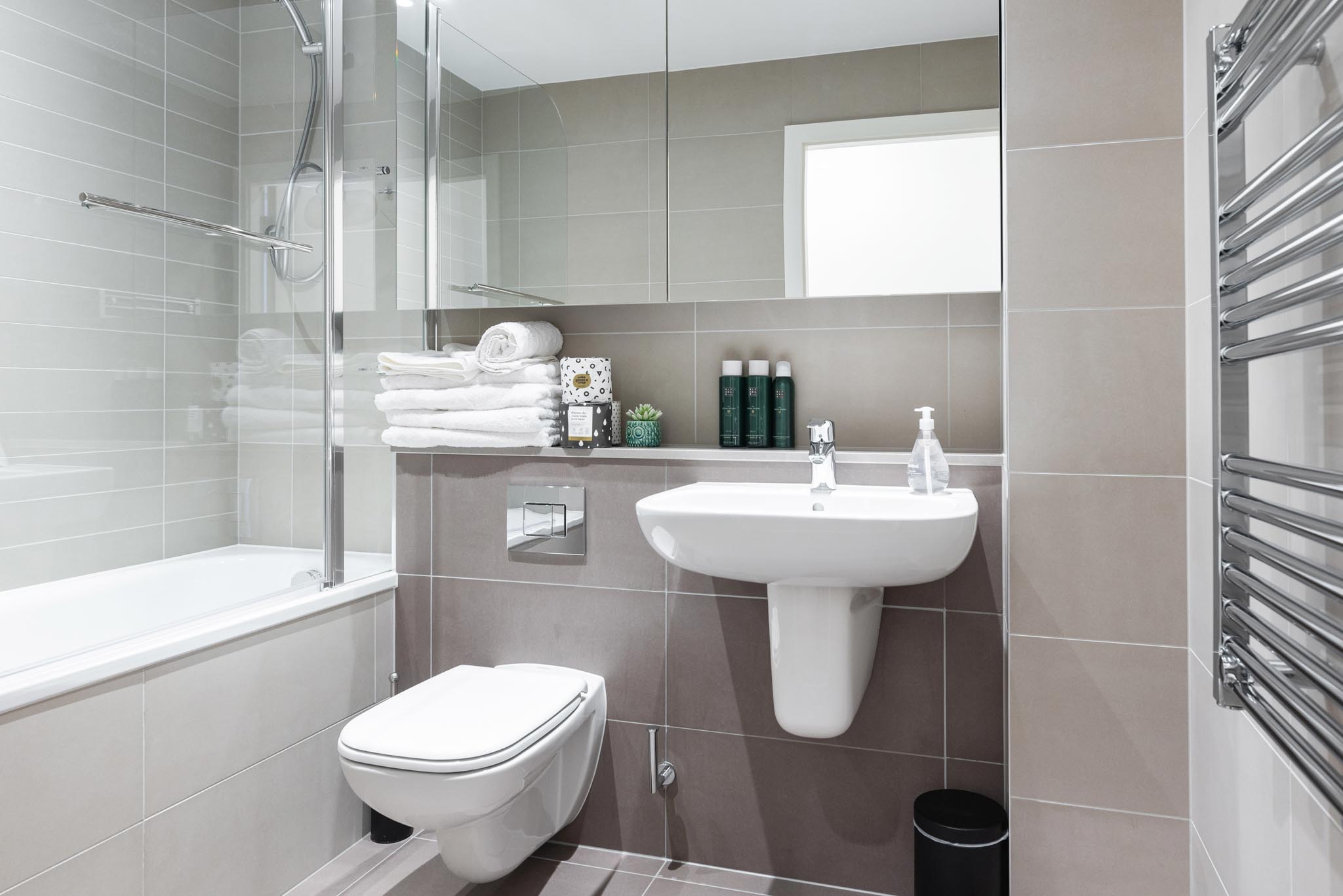 Bathroom - Two Bedroom Apartment - Urban Rest- Griffith Wood Dublin
