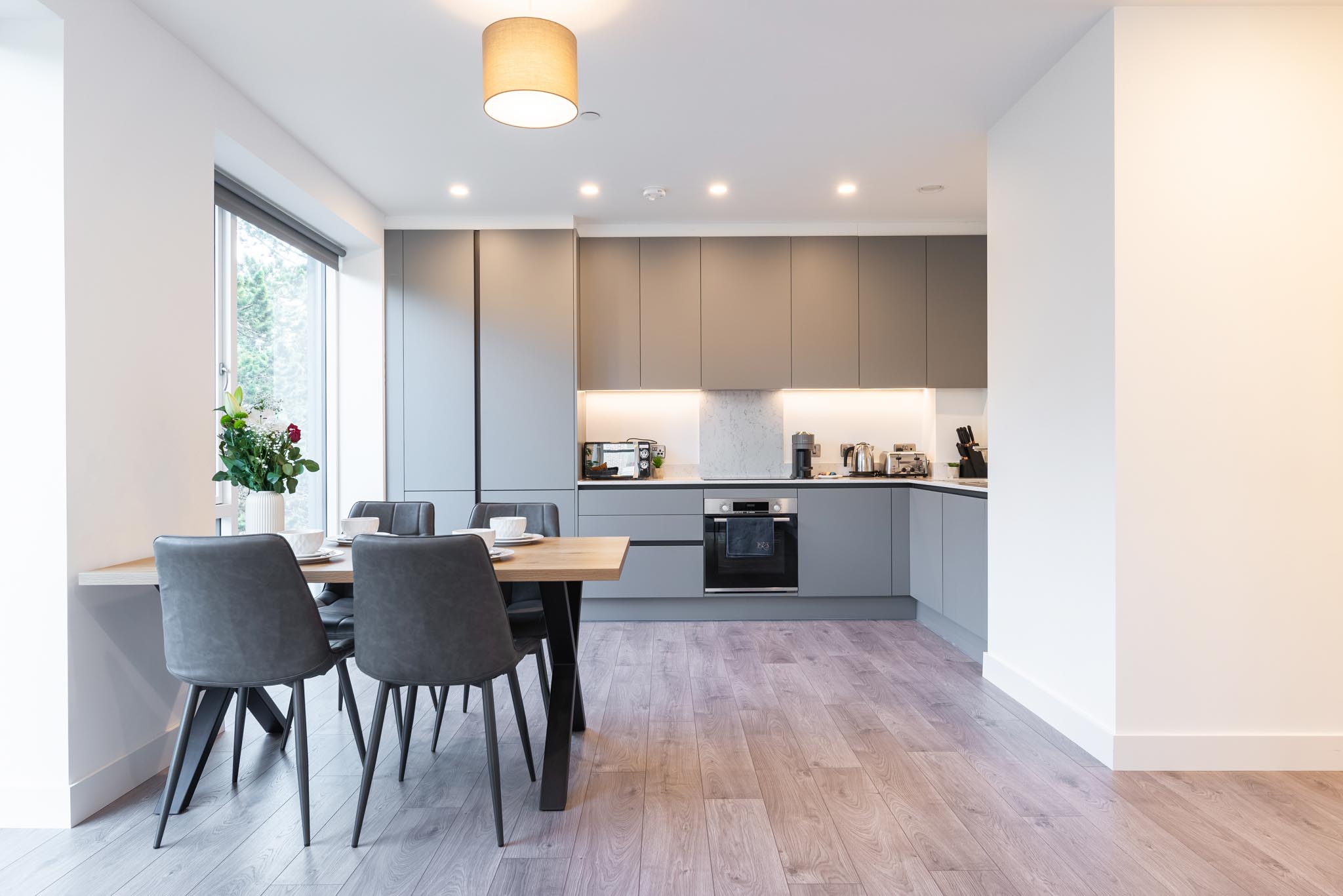 Kitchen & Dining Room - Two Bedroom Apartment - Urban Rest- Griffith Wood Dublin