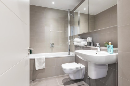 Bathroom - Three Bedroom Apartment - Urban Rest- Griffith Wood Dublin