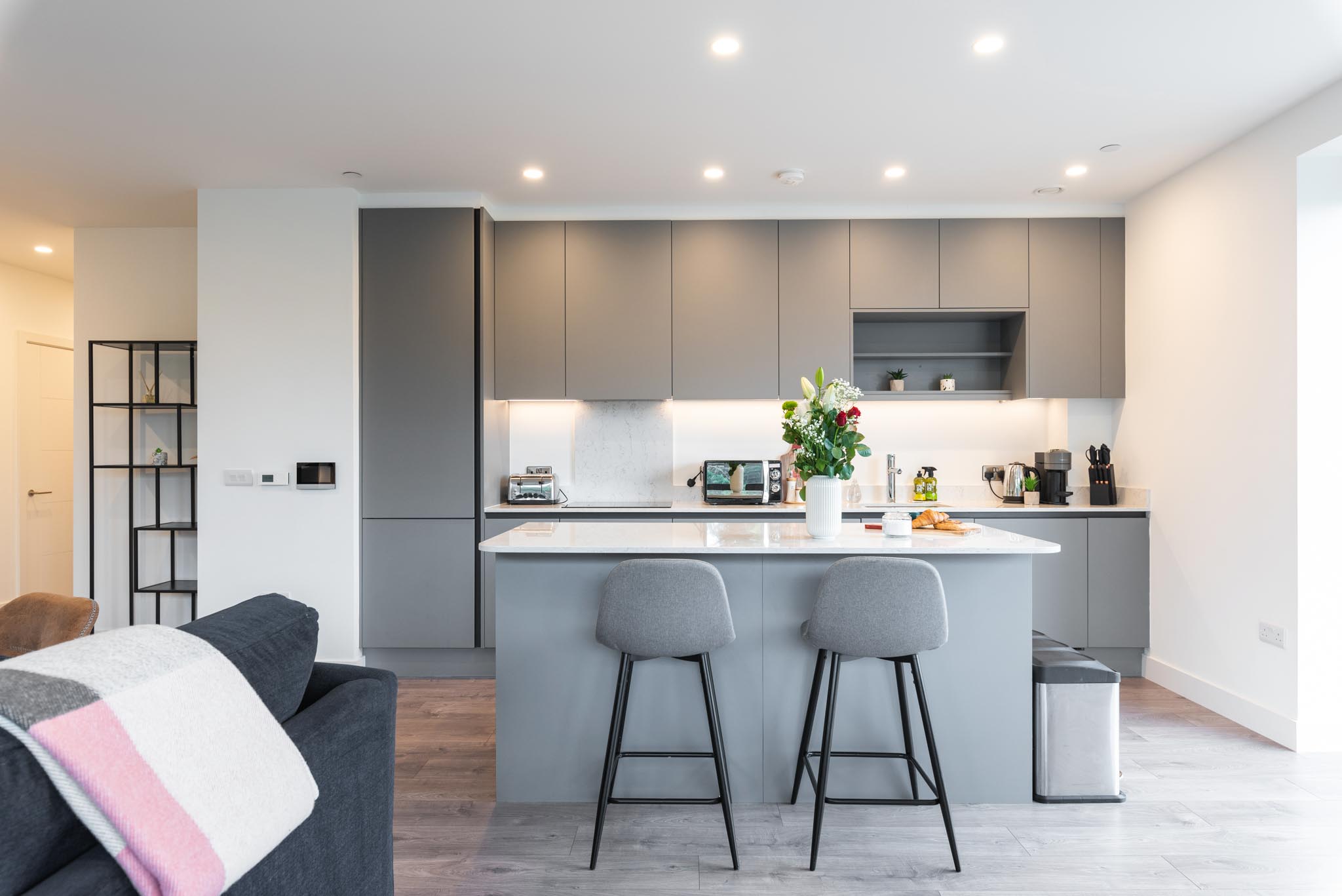 Kitchen Island - Three Bedroom Apartment - Urban Rest- Griffith Wood Dublin