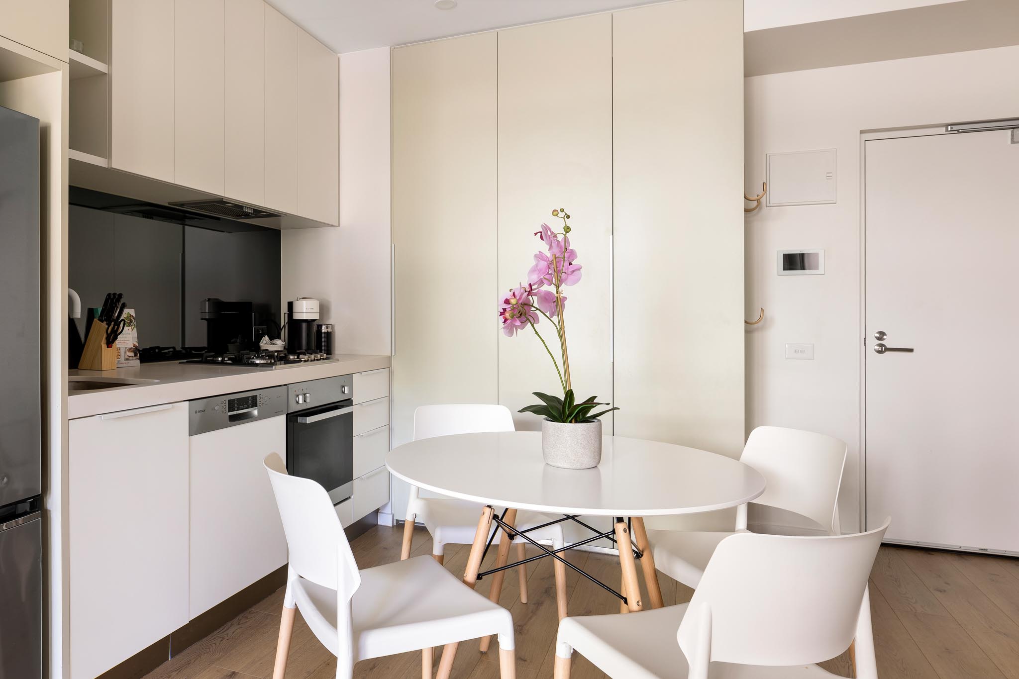 Kitchen - Two Bedroom Apartment - Urban Rest- Palmerston Street Apartments Melbourne