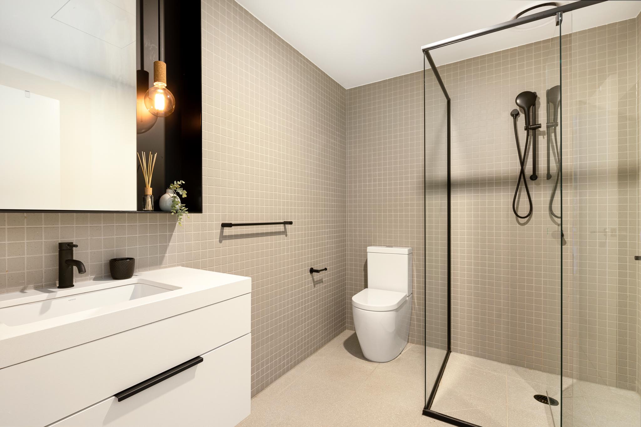 Bathroom - Two Bedroom Apartment - Urban Rest- Palmerston Street Apartments Melbourne
