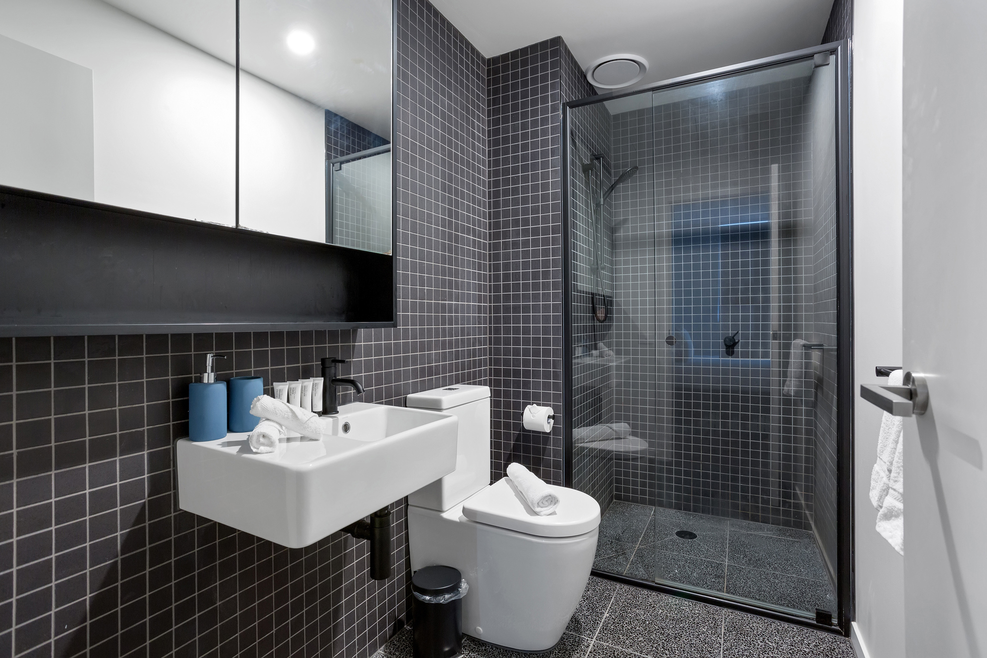 Bathroom - Two Bedroom Executive Apartment - Urban Rest- Palmerston Street Apartments Melbourne