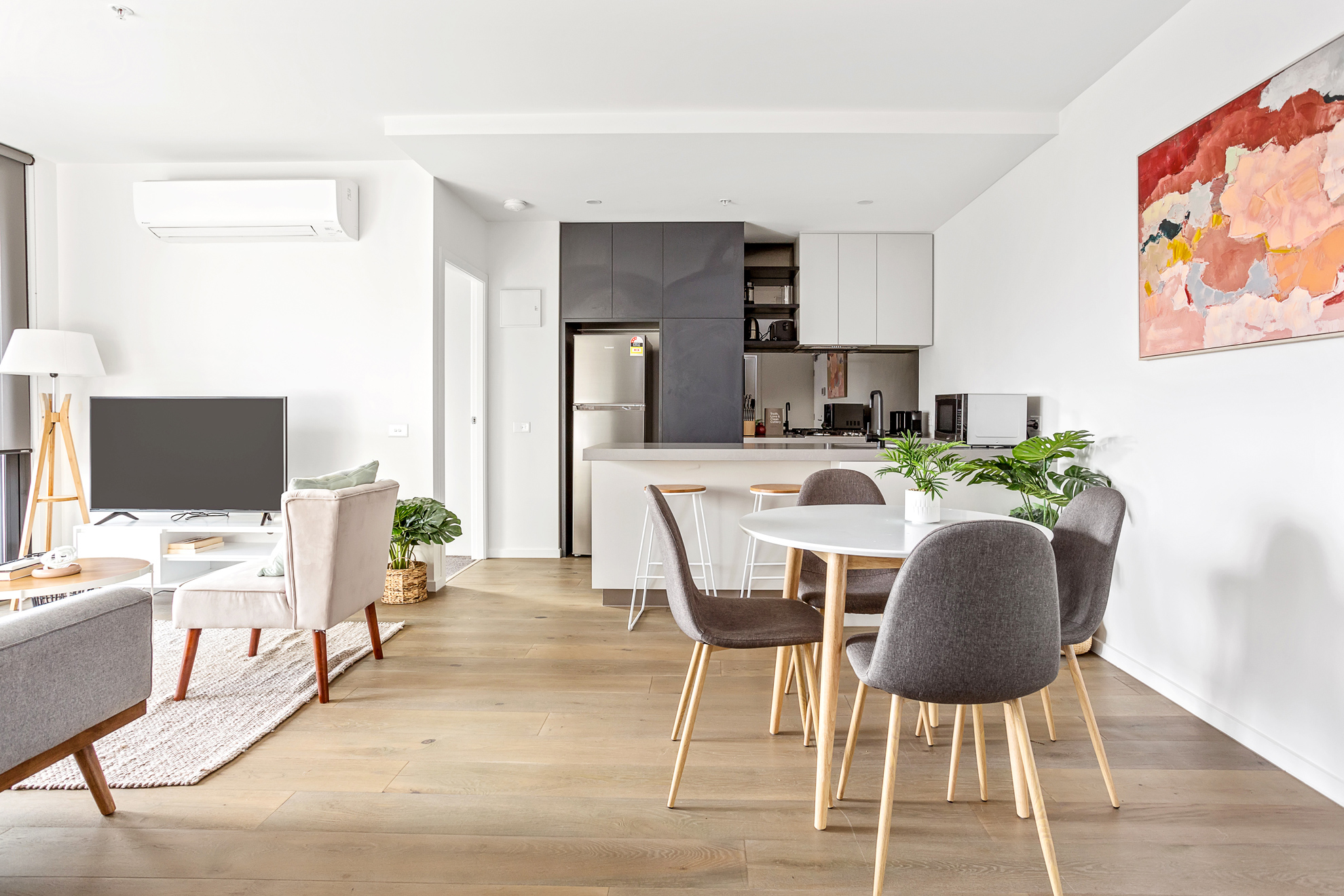 Dining Room - Two Bedroom Executive Apartment - Urban Rest- Palmerston Street Apartments Melbourne