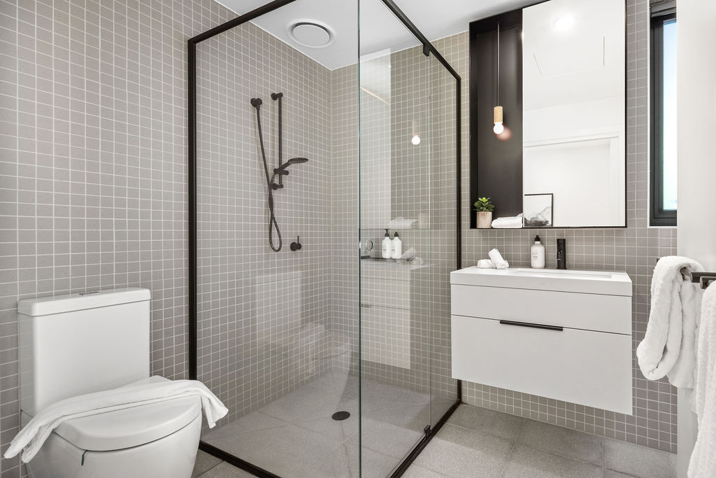 Bathroom - Three Bedroom Apartment - Urban Rest- Palmerston Street Apartments Melbourne