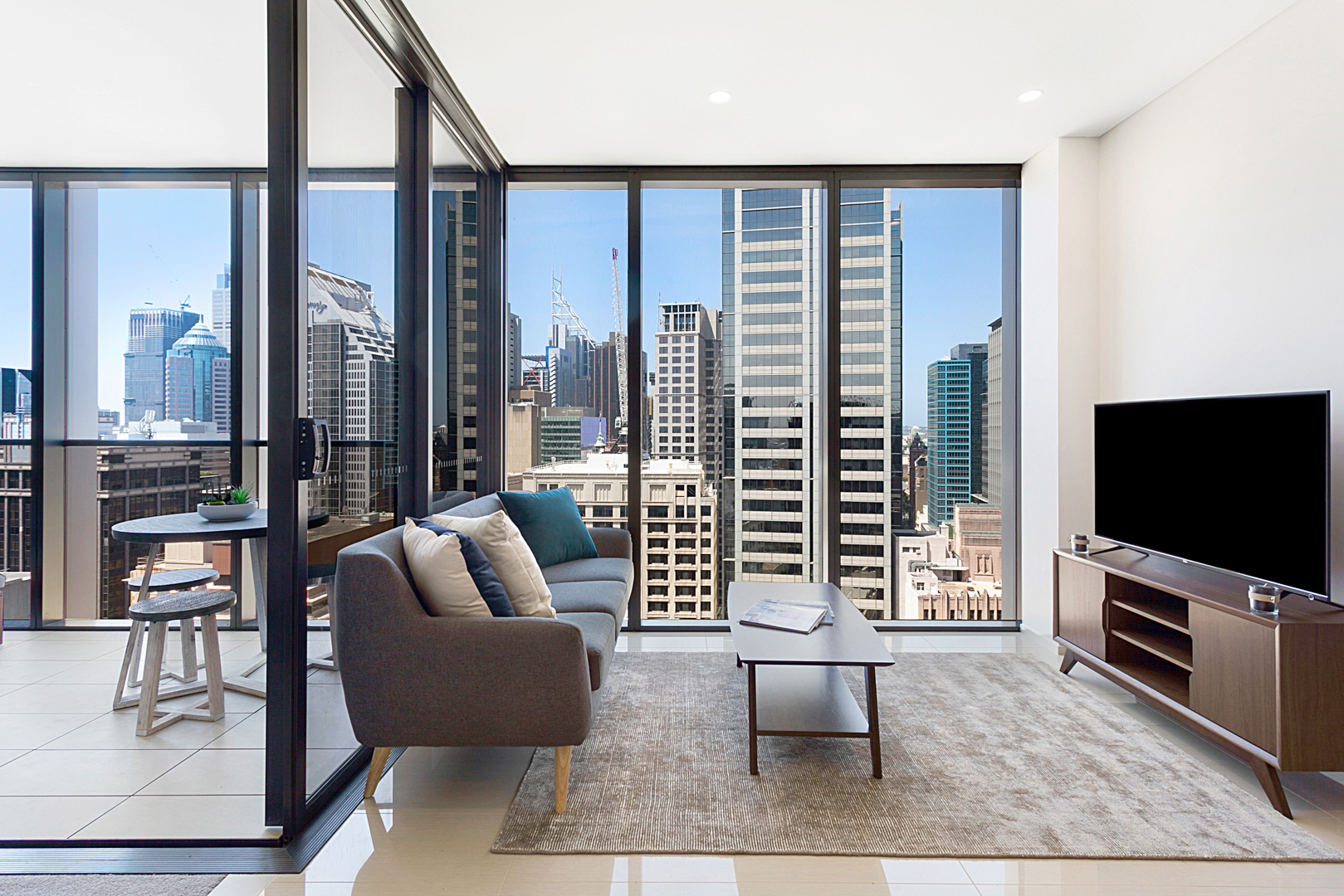 Lounge View - One Bedroom Apartment - Urban Rest - The Arc Apartments Sydney
