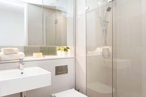 Bathroom - One Bedroom Apartment - Urban Rest - The Arc Apartments Sydney