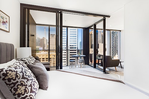 Bedroom Light - One Bedroom Apartment - Urban Rest - The Arc Apartments Sydney