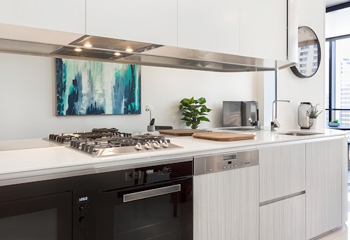 Kitchen Counter - One Bedroom Apartment - Urban Rest - The Arc Apartments Sydney