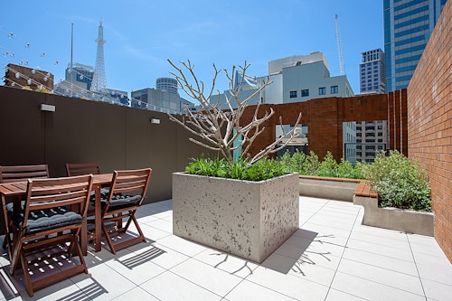 Courtyard - One Bedroom Apartment - Urban Rest - The Arc Apartments Sydney