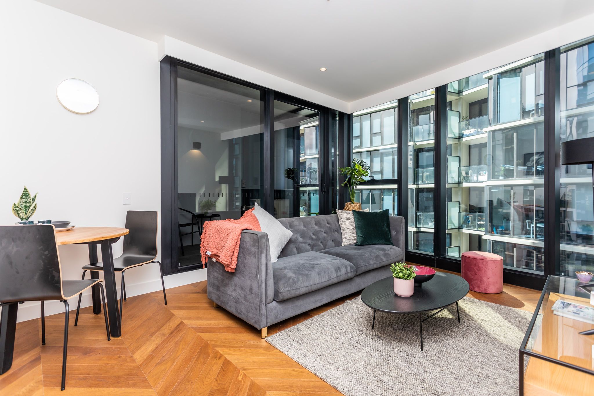 Living Room - One Bedroom Apartment - Urban Rest - Claremont Apartments Melbourne