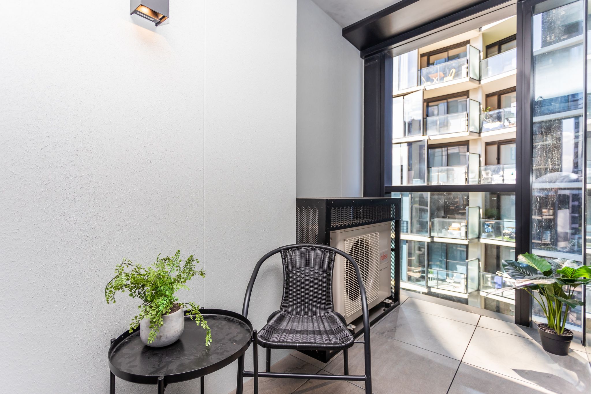Balcony - One Bedroom Apartment - Urban Rest - Claremont Apartments Melbourne