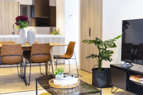 Lounge -  Two Bedroom Apartment - Urban Rest - Claremont Apartments Melbourne