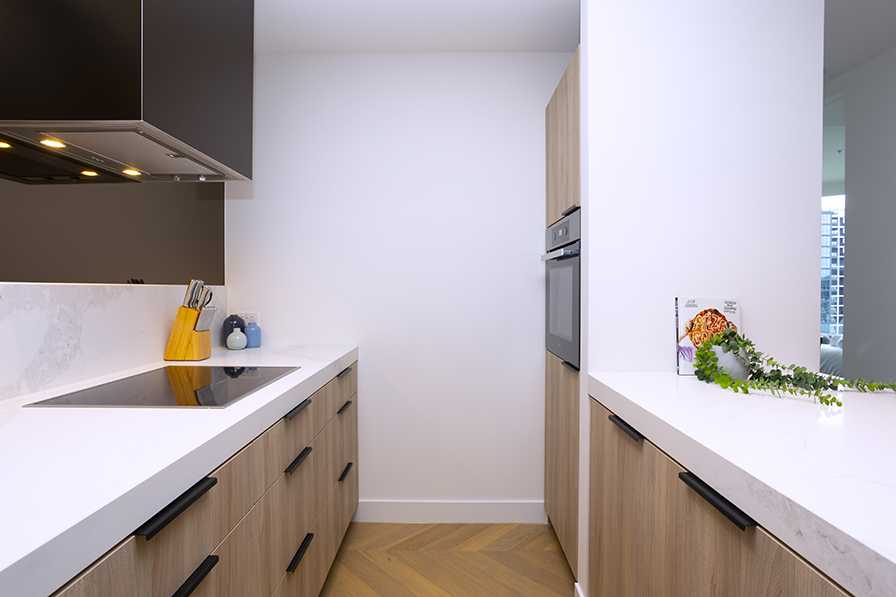 Kitchen - Two Bedroom Apartment - Urban Rest - Claremont Apartments Melbourne