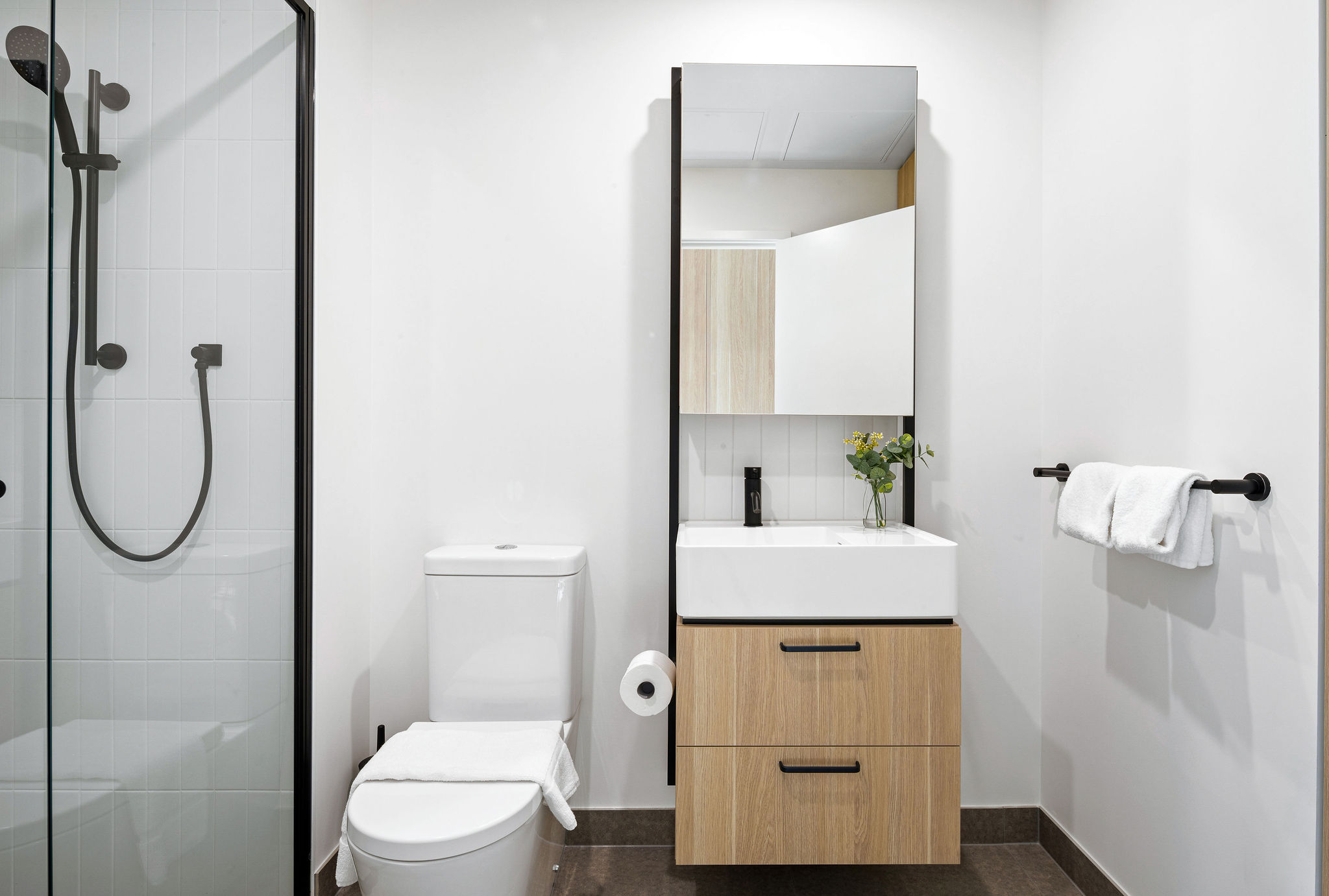 Bathroom - One Bedroom Apartment - Urban Rest - Home Southbank Melbourne
