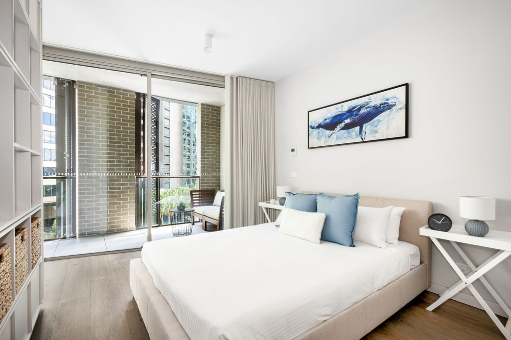 Bedroom - One Bedroom Apartment - Urban Rest - Quay Quarter Apartments Sydney