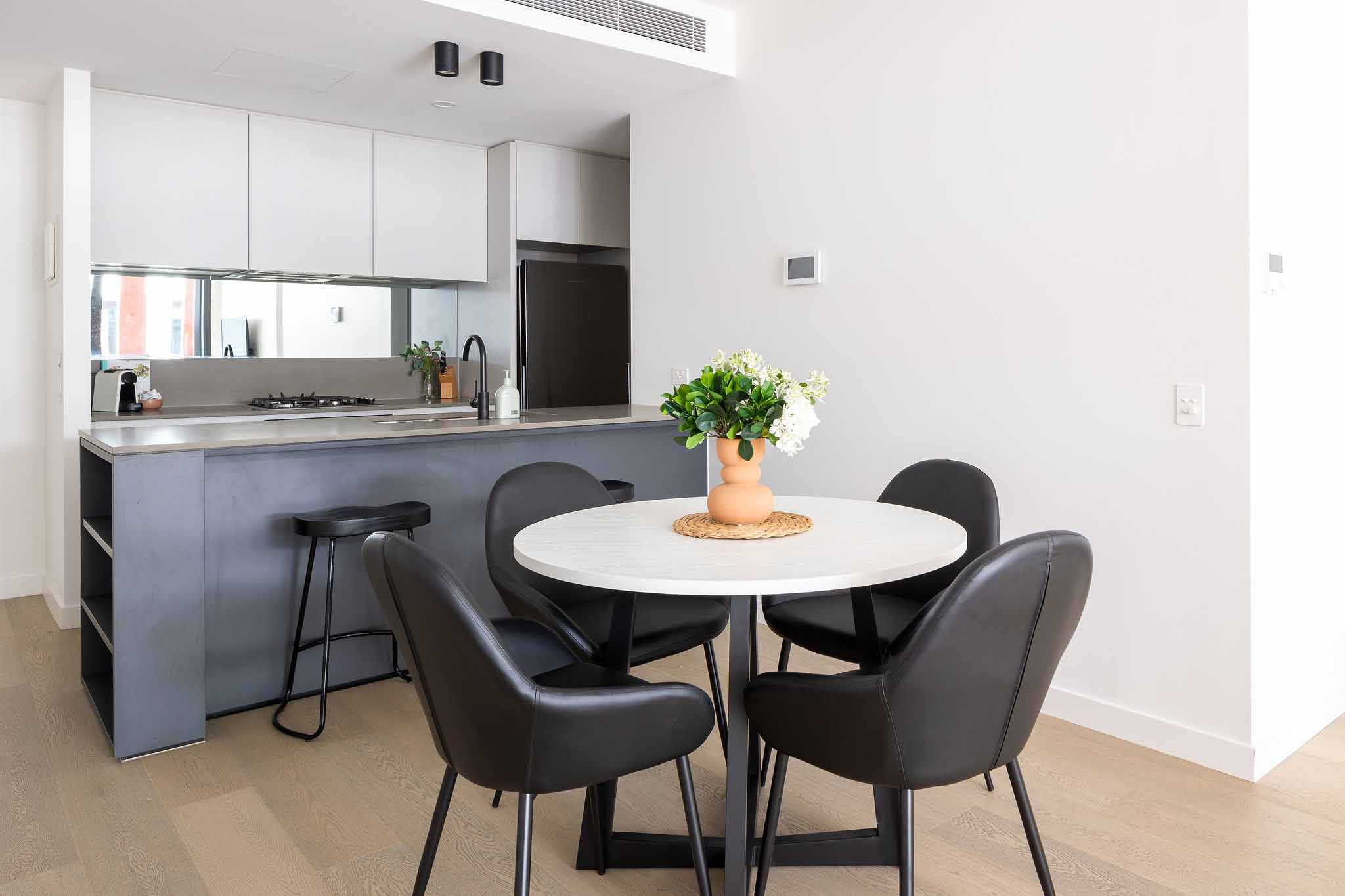 Kitchen & Dining - One Bedroom - Home Richmond - Melbourne - Urban Rest
