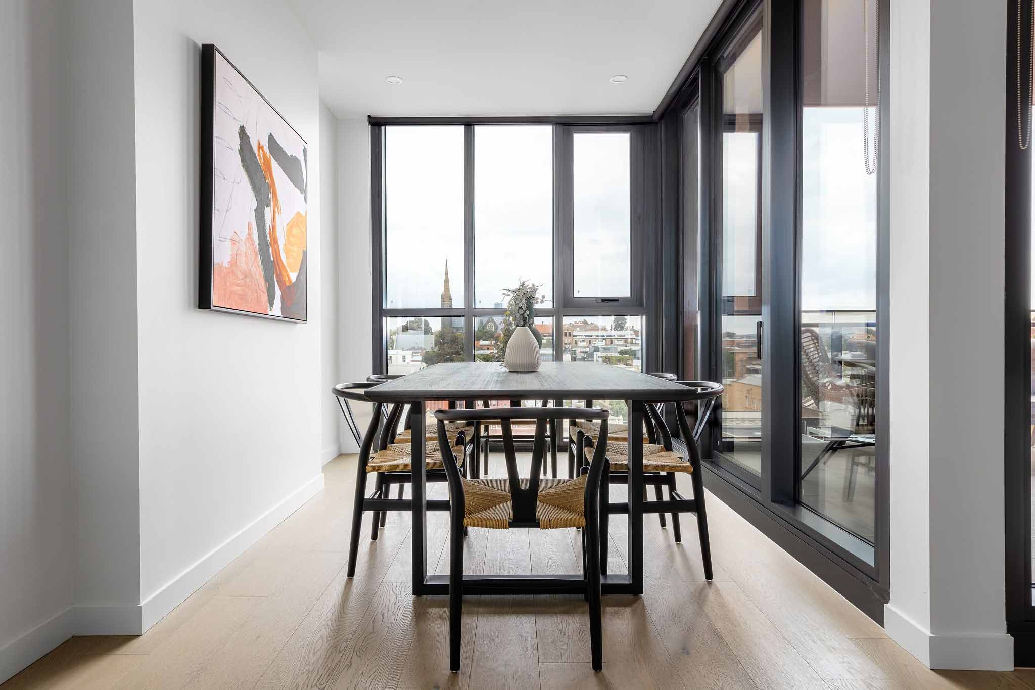 Dining Room - Three Bedroom Apartment - Home Richmond - Melbourne - Urban Rest