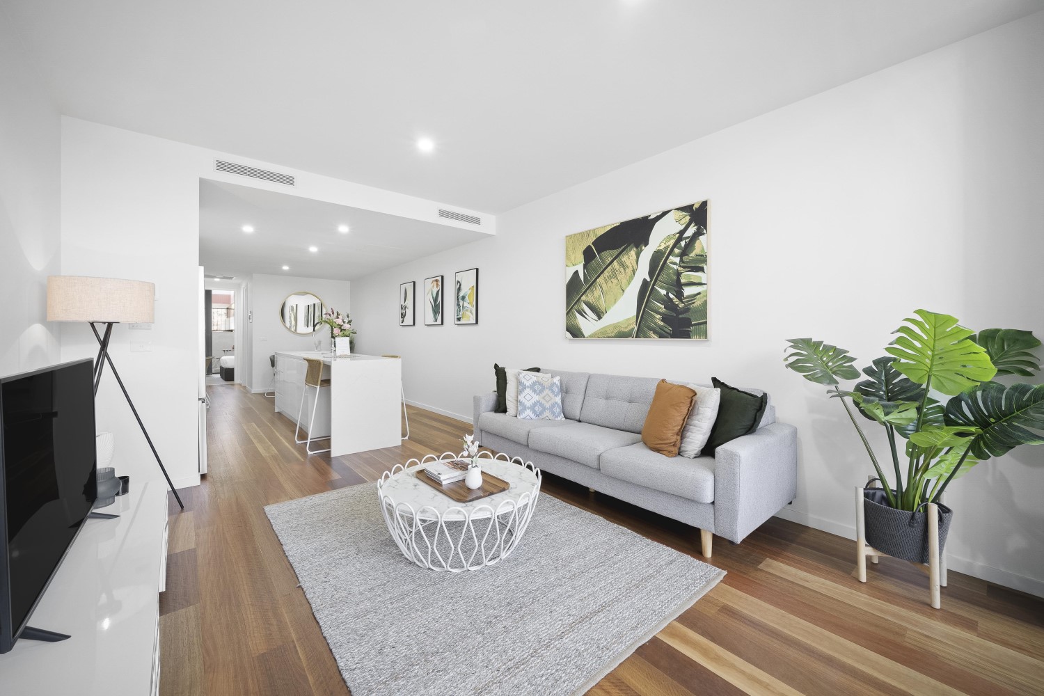 Living Room - One Bedroom Apartment - Founders Lane Apartments - Canberra - Urban Rest