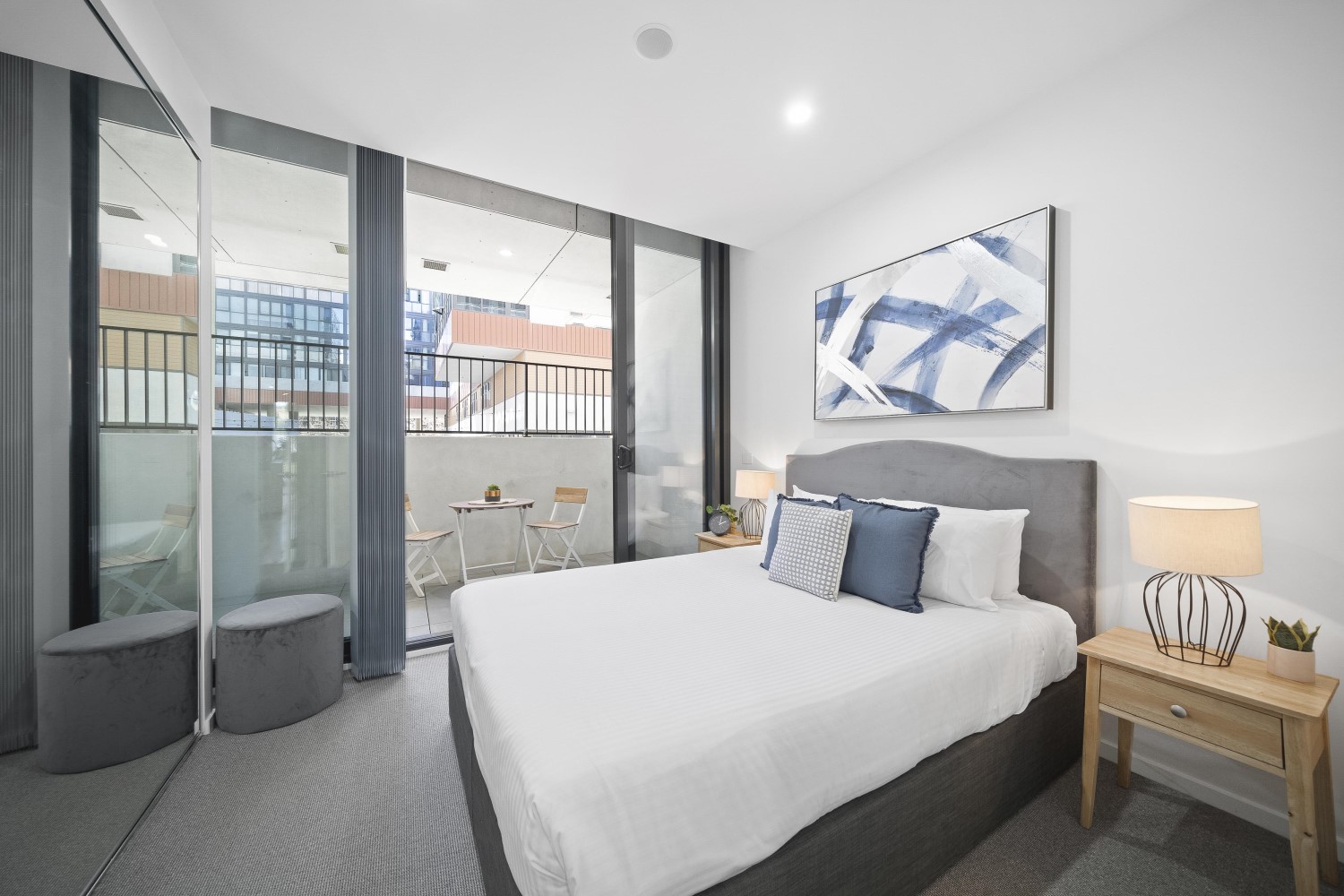 Bedroom - One Bedroom Apartment - Founders Lane Apartments - Canberra - Urban Rest