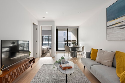 Living Room - Two Bedroom Apartment - Founders Lane Apartments - Canberra - Urban Rest