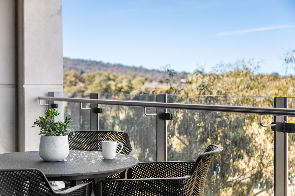 Balcony - Two Bedroom Apartment - Founders Lane Apartments - Canberra - Urban Rest