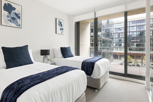 Twin Bedroom - Two Bedroom Apartment - Founders Lane Apartments - Canberra - Urban Rest