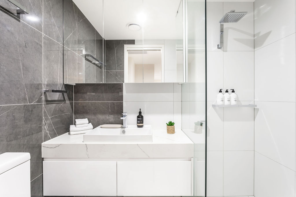 Bathroom - Two Bedroom Apartment - Founders Lane Apartments - Canberra - Urban Rest