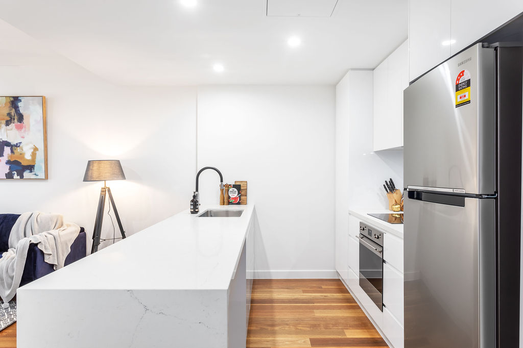 Kitchen - Two Bedroom Apartment - Founders Lane Apartments - Canberra - Urban Rest