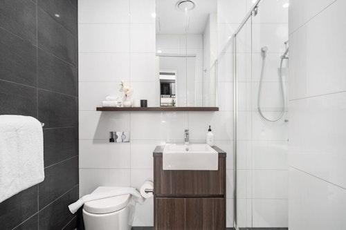 Bathroom - Two  Bedroom Apartment - Kerridge Street Apartments - Canberra - Urban Rest