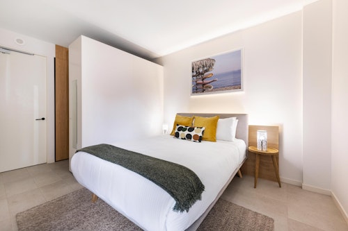 Bedroom - One Bedroom Apartment - Urban Rest - Northcott Apartments - Sydney