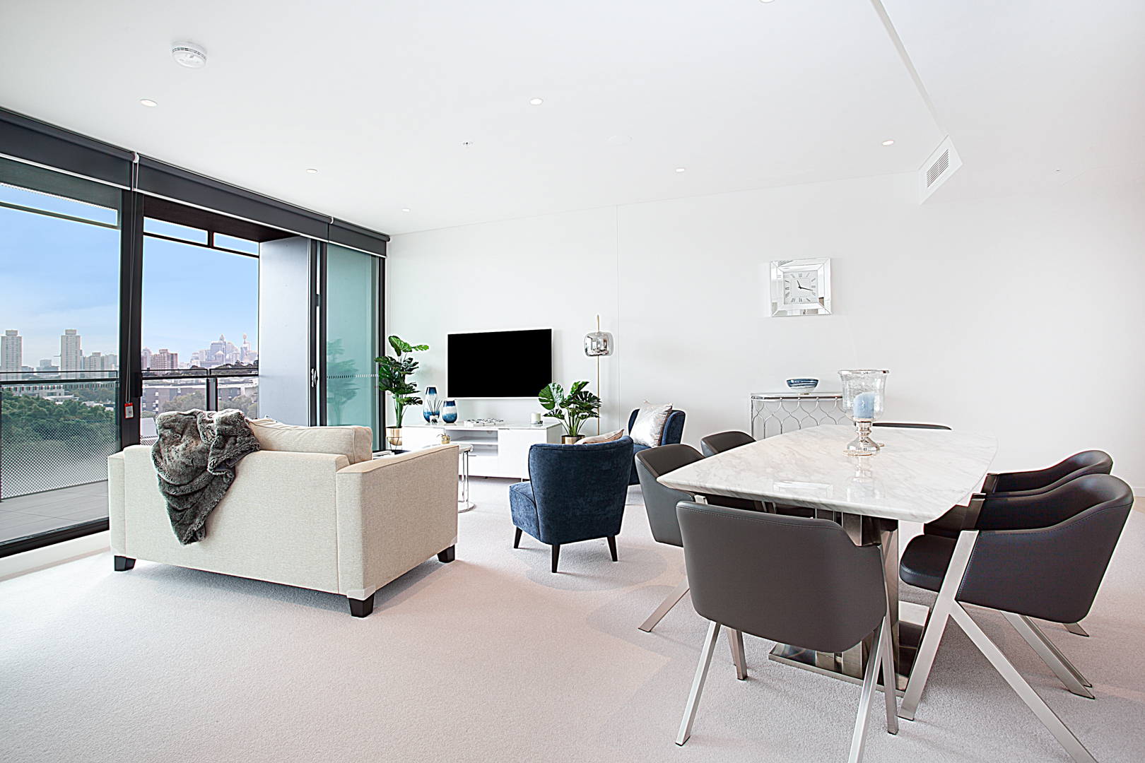 Living area - Two Bedroom Apartment - Urban Rest - The Infinity Apartments - Sydney
