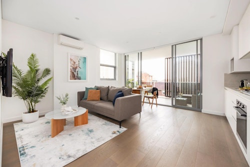 Living Room - One Bedroom Apartment - Urban Rest - Azure Apartments - Sydney