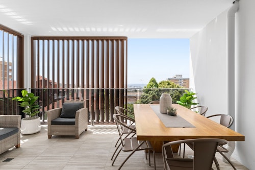 Balcony - Two Bedroom Penthouse - Urban Rest - Azure Apartments - Sydney