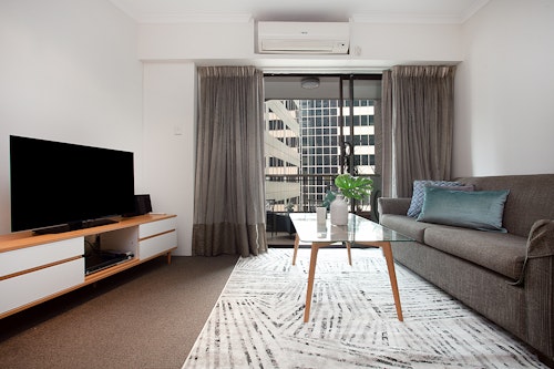 Lounge - One Bedroom Studio Apartment - Urban Rest - The York Studio Apartments - Sydney