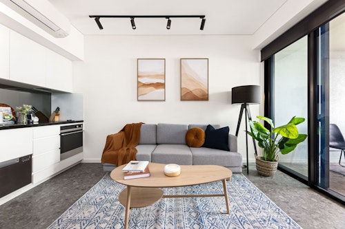 Lounge - One Bedroom Apartment - Urban Rest - Cinema Suites Apartments - Sydney
