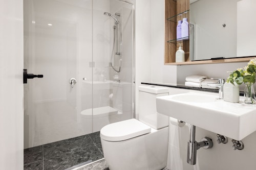 Bathroom - One Bedroom Apartment - Urban Rest - Cinema Suites Apartments - Sydney