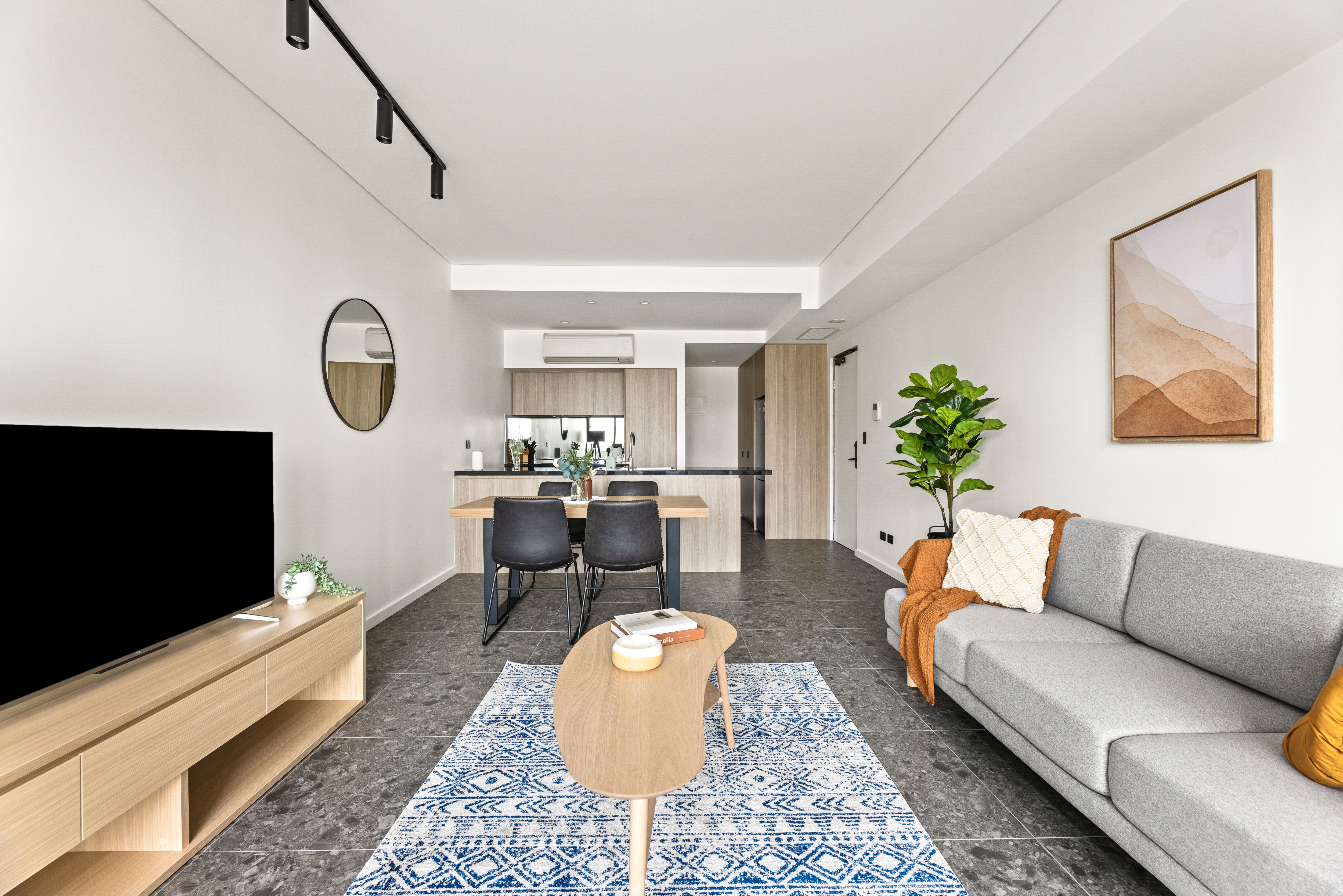 Living Area - One Bedroom Superior Apartment - Urban Rest - Cinema Suites Apartments - Sydney