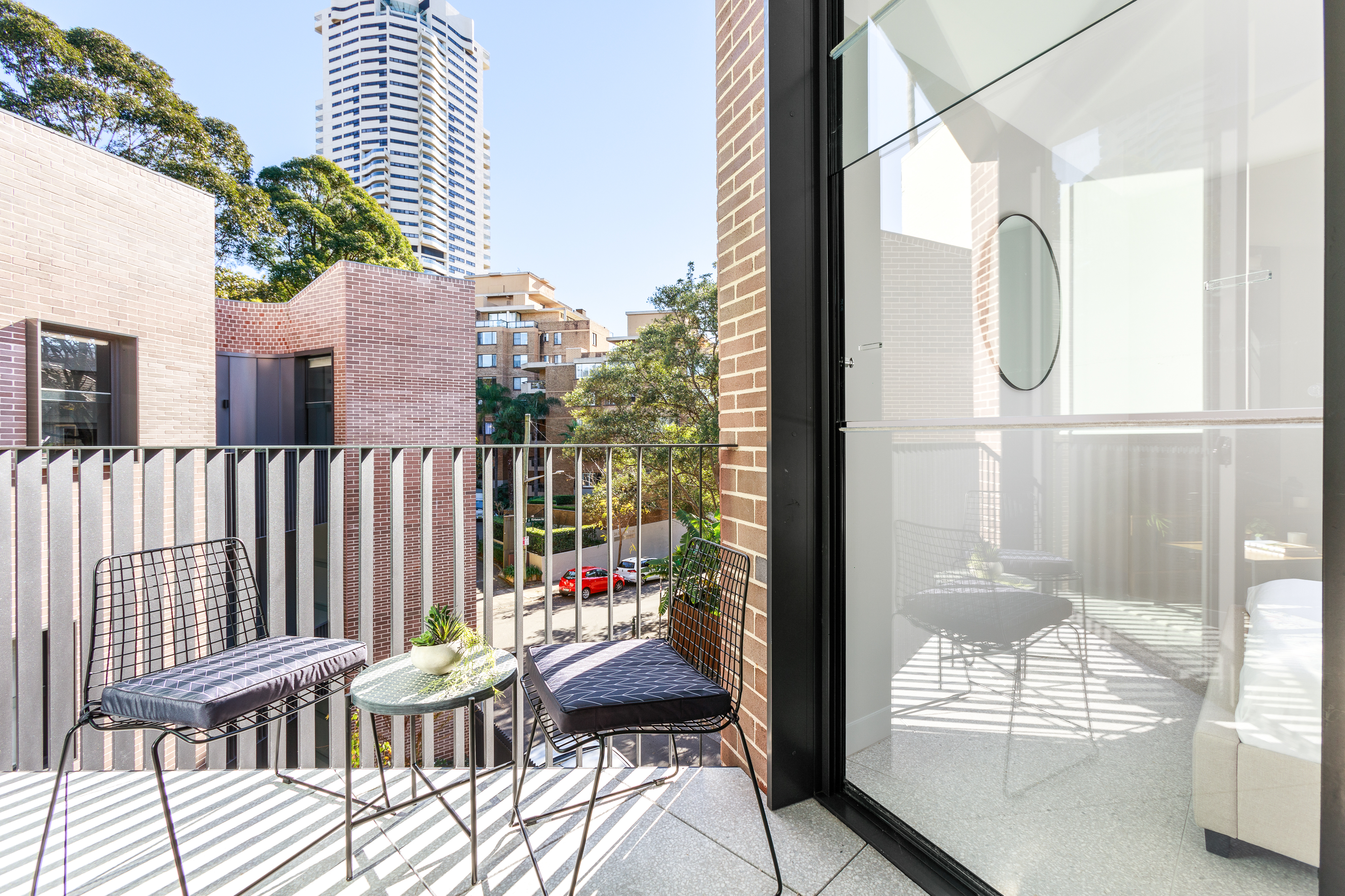 Balcony - One Bedroom Open Plan Apartment - Urban Rest - The 249 Apartments - Sydney