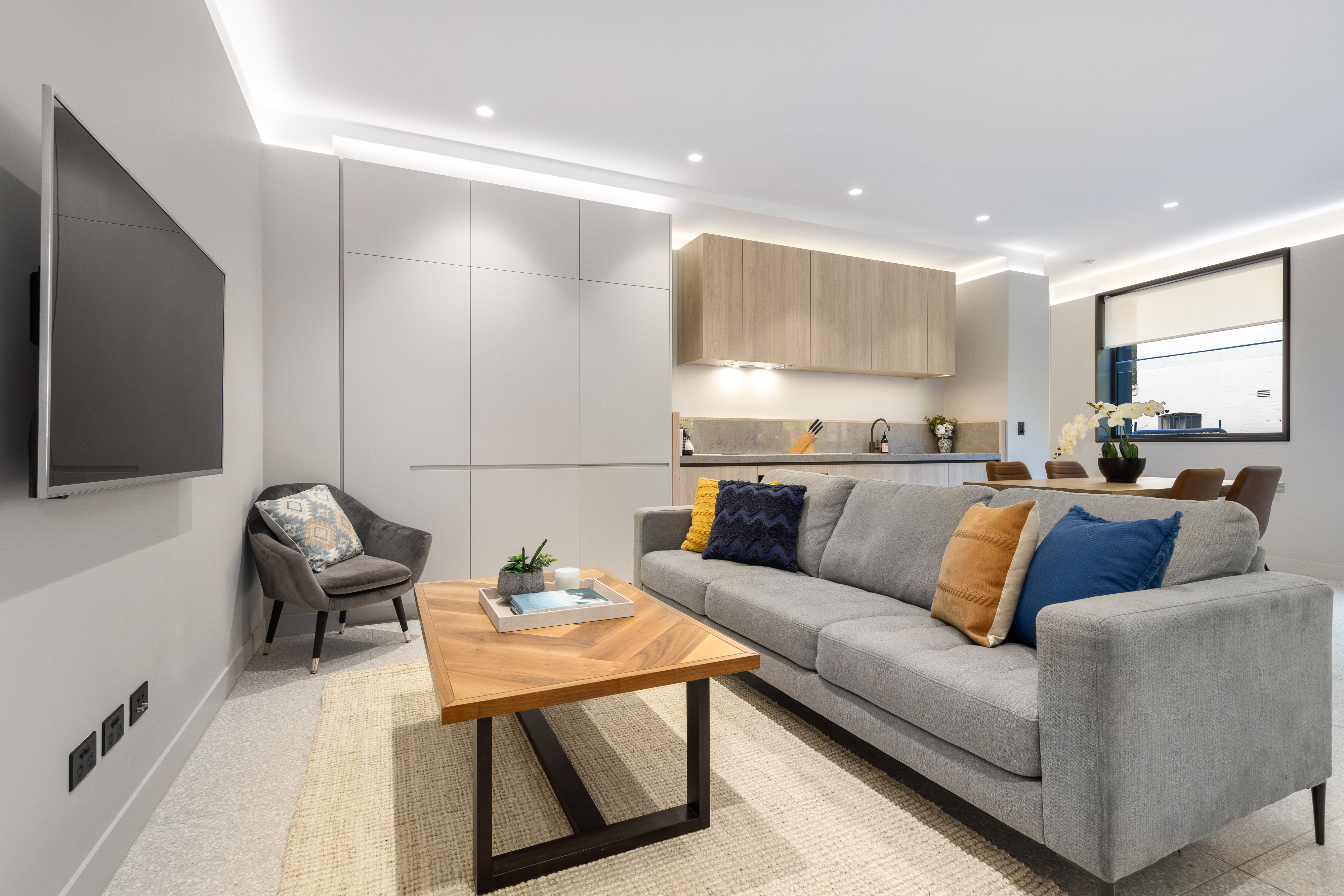 Lounge - One Bedroom Plus Apartment - Urban Rest - The 249 Apartments - Sydney