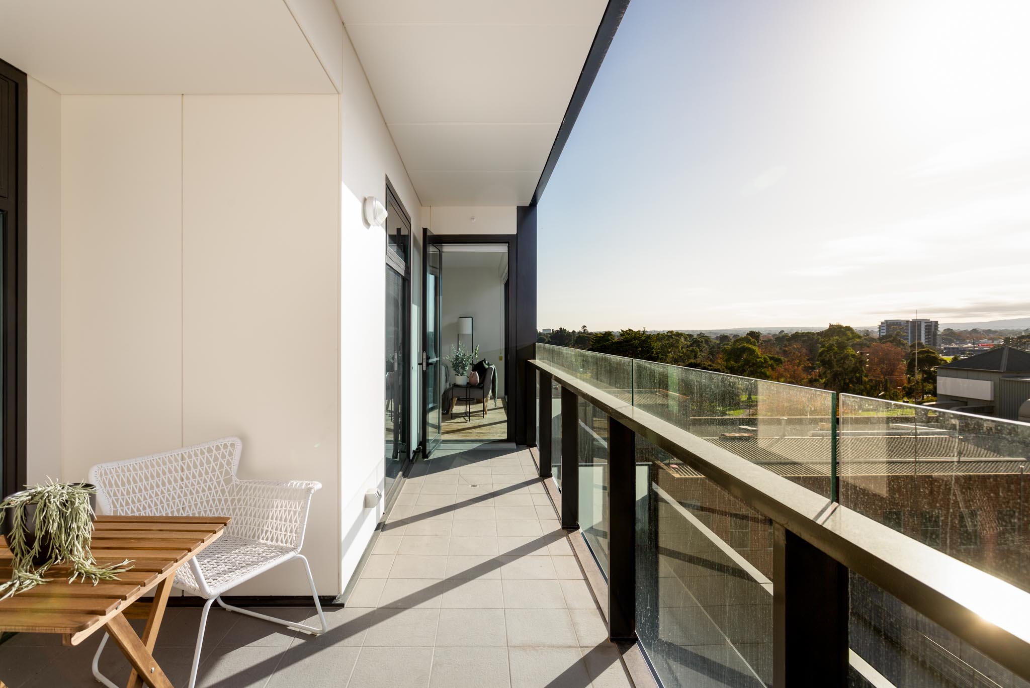 Balcony - East End Apartments - Adelaide - Urban Rest