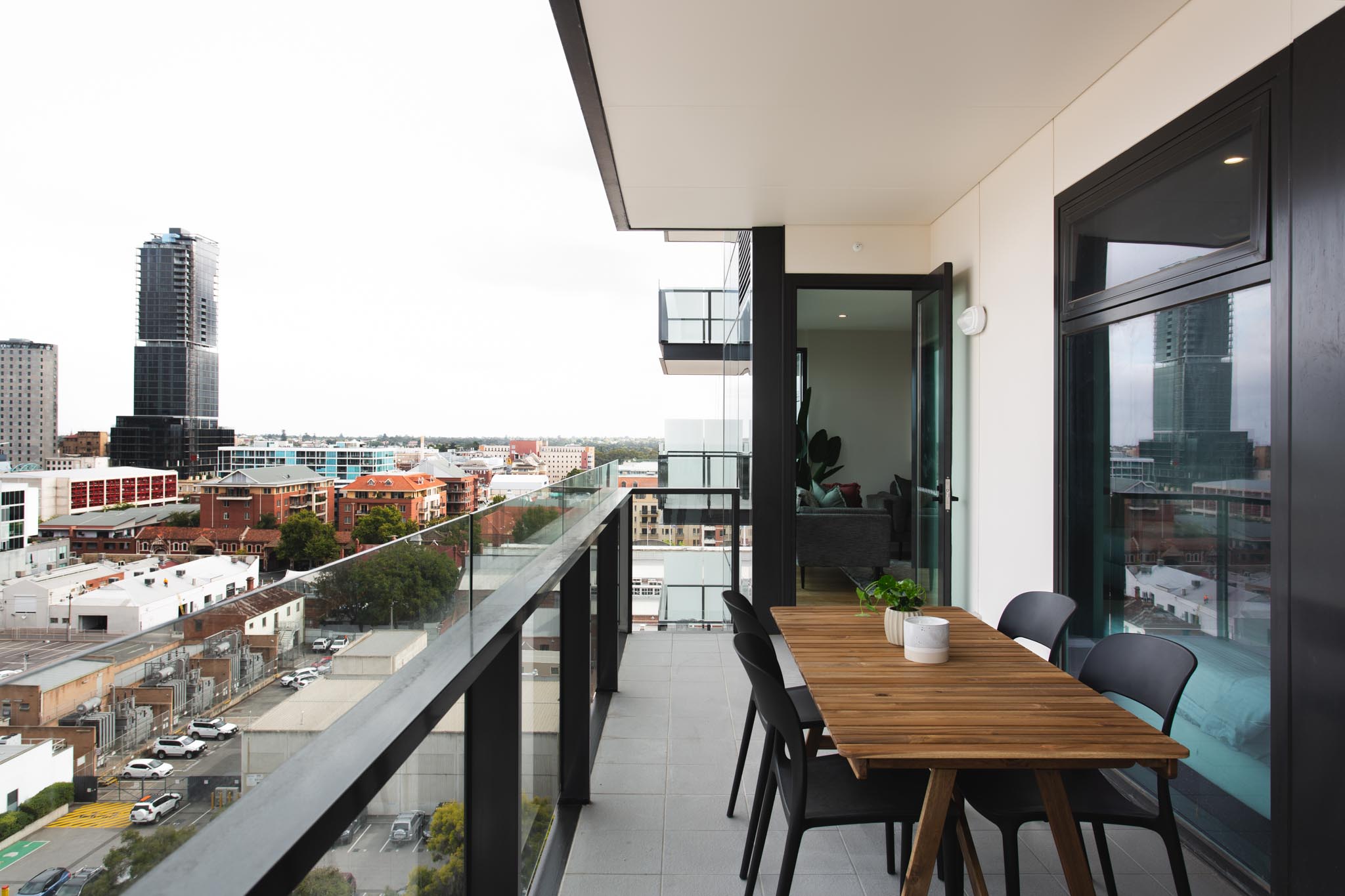 Balcony - East End Apartments - Adelaide - Urban Rest