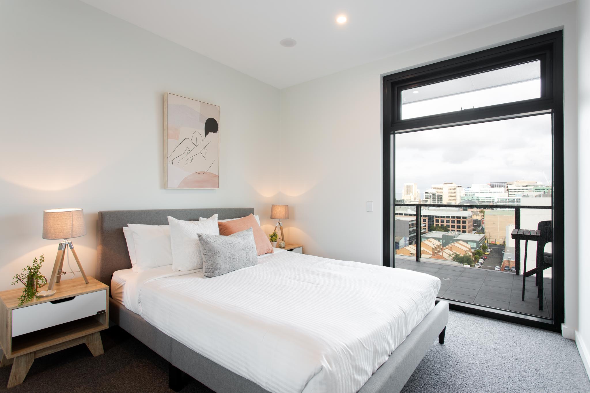 Master Bedroom - East End Apartments - Adelaide - Urban Rest